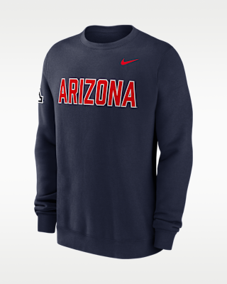 Arizona Sideline Club Men's Nike College Pullover Crew. Nike.com
